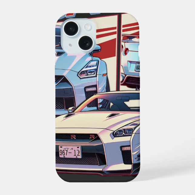 COQUE iPhone 15 LÉGENDE DE RUE GT-R (Verso)