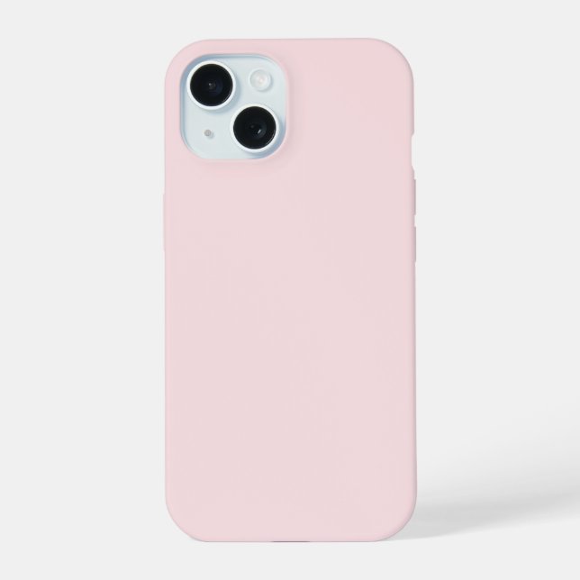 Coque iPhone 15 Léger Rose résistant (Verso)