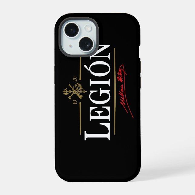 Coque iPhone 15 Legión (Verso)