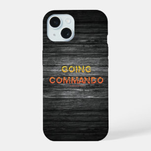 Coque iPhone 15 L'énergie brute de SlipperyJoe's allant commando d