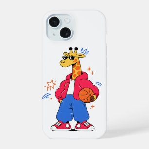 Coque iPhone 15 les girafes peuvent sauter : Streetwear Hoops