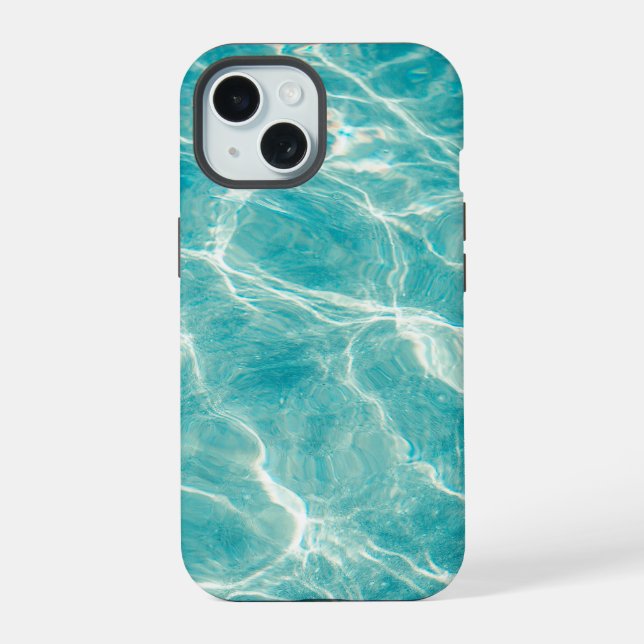 Coque iPhone 15 les vagues de la mer (Verso)