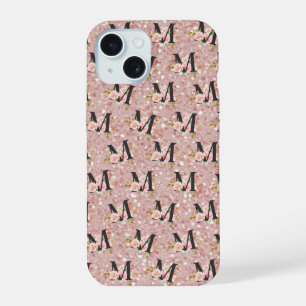 Coque iPhone 15 Lettre M