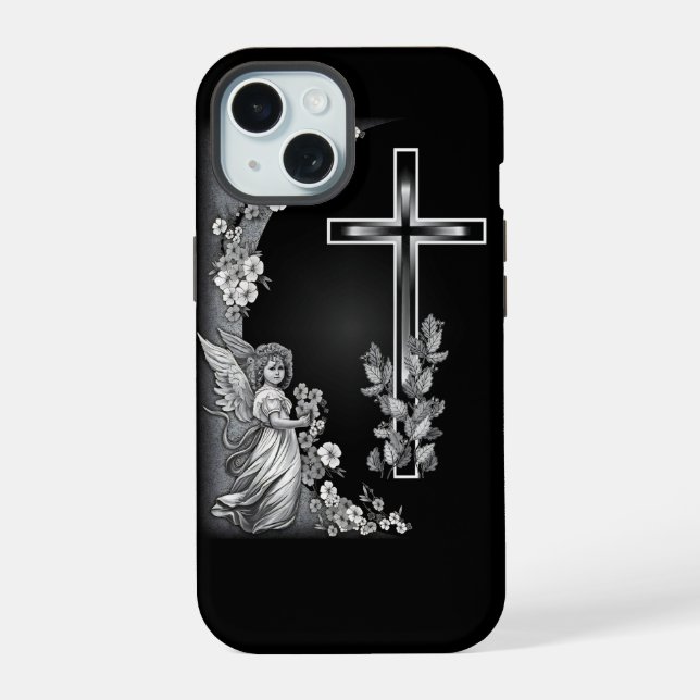 Coque iPhone 15 L'étui iPhone / iPad The Cross (Verso)