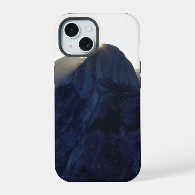 Coque iPhone 15 Lever de soleil sur Half Dome I (Verso)