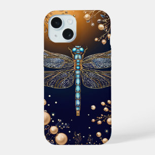 Coque iPhone 15 Libellule vibrante
