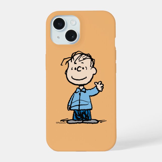 Coque iPhone 15 Linus Waving (Verso)