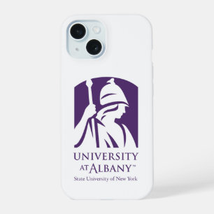 Coque iPhone 15 Logo de l'Université d'Albany