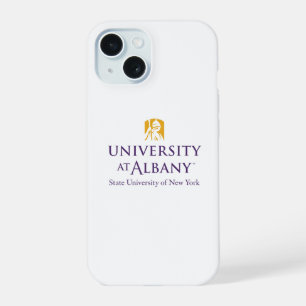 Coque iPhone 15 Logo de l'Université d'Albany