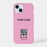 Logo élégant moderne modifiable | code qr et texte