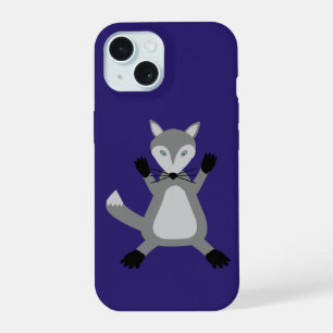Coque iPhone 15 Loup d'Halloween mignon