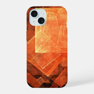 Coque iPhone 15 Lumière de fenêtre Géométrique moderne Carrés Art