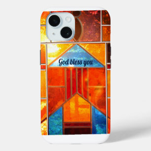 Coque iPhone 15 Lumière magique jaillissant des fenêtres de l'Égli