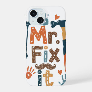 Coque iPhone 15 M. Fix It Fête des pères Card