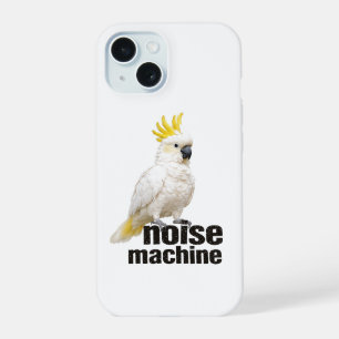 Coque iPhone 15 Machine à Bruit de Cacatoès