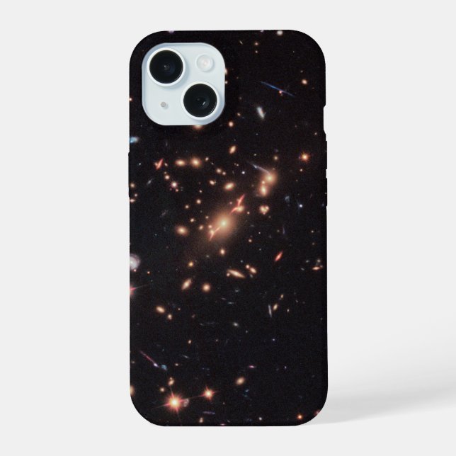 Coque iPhone 15 Macs de cluster Galaxy massif J2129-0741 (Verso)
