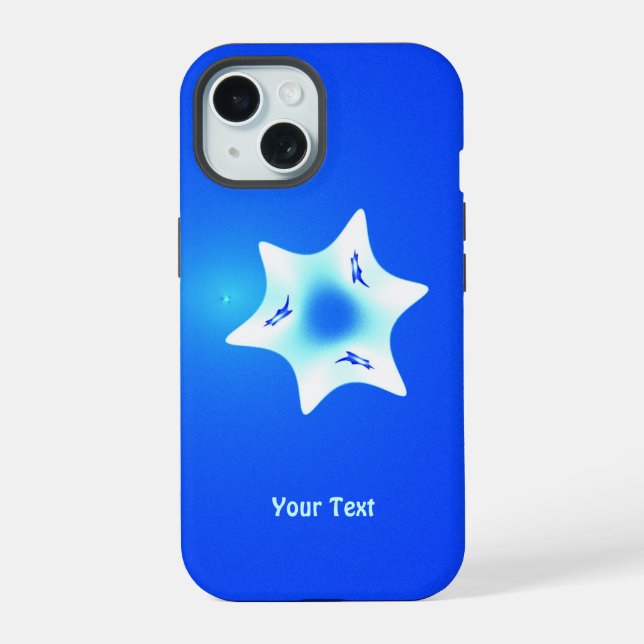 Coque iPhone 15 Magen Lavan (Étoile Blanche) (Verso)