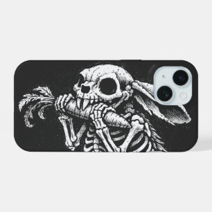 Coque iPhone 15 Manger des légumes – Lapin mort par BurnsInHell