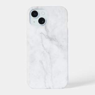 Coque iPhone 15 Marbre blanc
