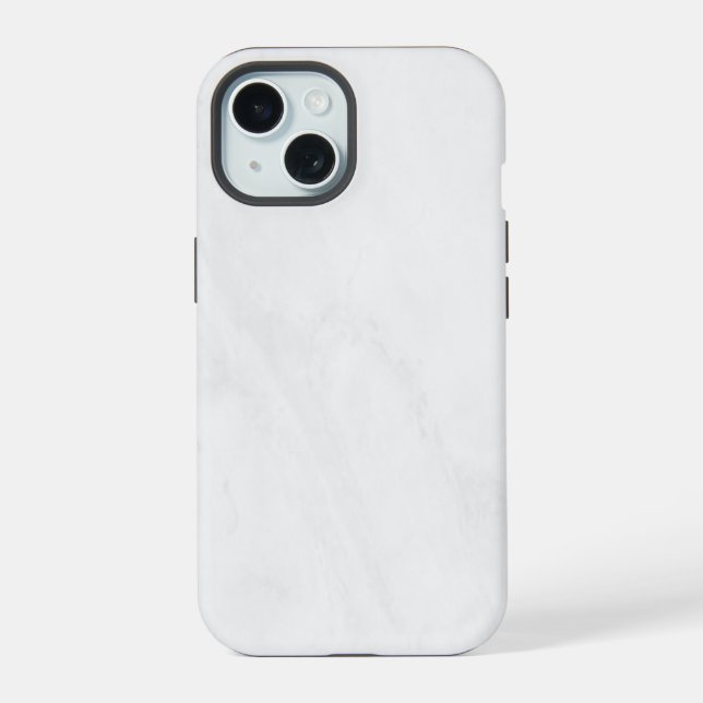 Coque iPhone 15 Marbre Blanc (Verso)