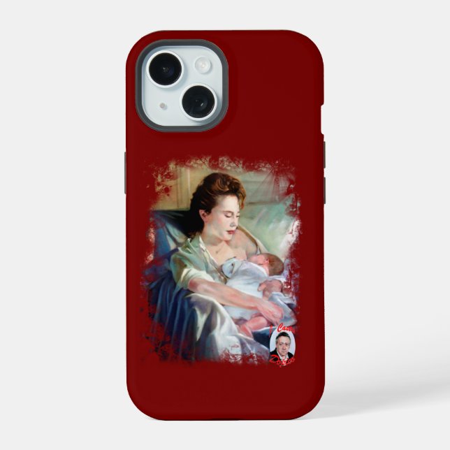 Coque iPhone 15 Maternidad (Verso)