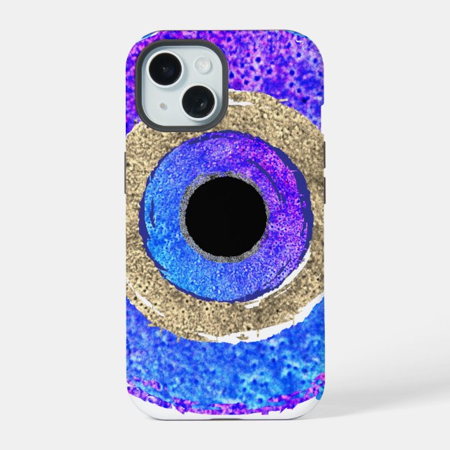 Coque iPhone 15 Mauvais Œil  (Verso)