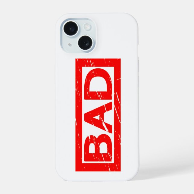 Coque iPhone 15 Mauvais timbre (Verso)