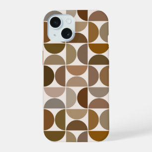 Coque iPhone 15 MCM Semi-cycles Browns+Cream Big Motif