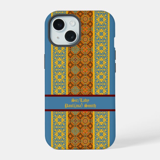 Coque iPhone 15 Médiéval (Verso)