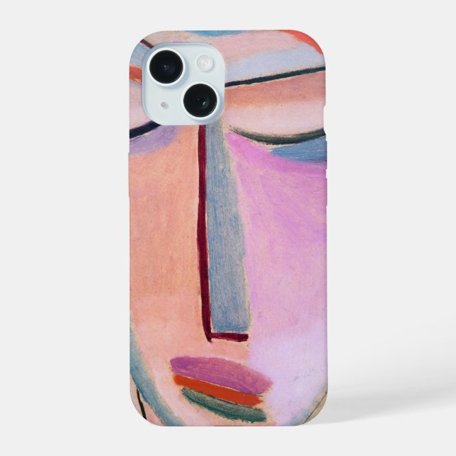 Coque iPhone 15 Méditation Alexej von Jawlensky Art figuratif (Verso)