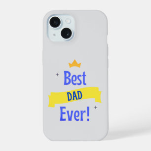 Coque iPhone 15 Meilleur Papa Ever Fête des Pères