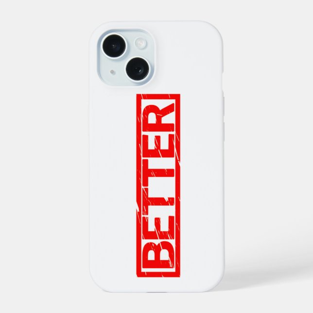 Coque iPhone 15 Meilleur timbre (Verso)