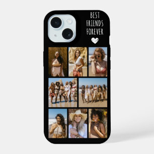 Coque iPhone 15 Meilleures Amies Pour Toujours 8 Photo Noir