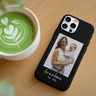 Coque iPhone 15 Mémé établie écriture blanche 3 photo