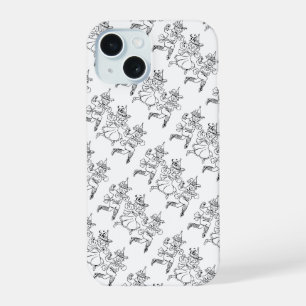 Coque iPhone 15 Merveilleux Magicien d'Oz, Mignons Munchkins Danse