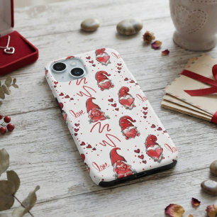 Coque iPhone 15 Mignons gnomes d'amour de la Saint-Valentin