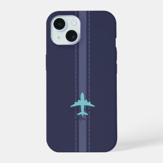 Coque iPhone 15 Minimalist plane 