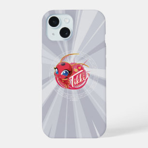 Coque iPhone 15 Miraculous Kwami Tikki