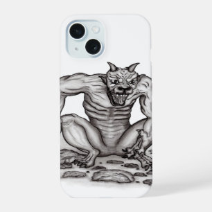 Coque iPhone 15 Mix-Créature - Troll, Golem et Devil