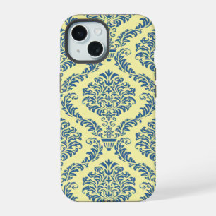 Coque iPhone 15 Modèle Damas de l'Empire français #6