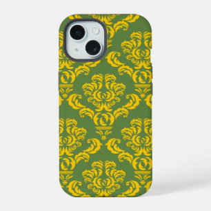 Coque iPhone 15 Modèle Damas de l'Empire français #9