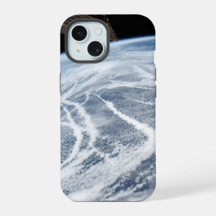 Coque iPhone 15 Modèles de nuages au sud des îles Aléoutiennes.
