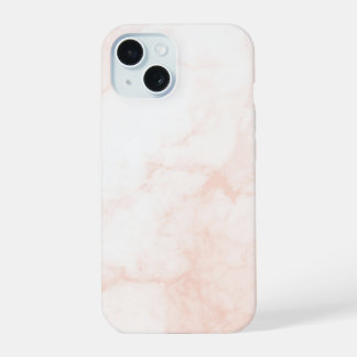 Coque iPhone 15 Modern White & Golden Marble