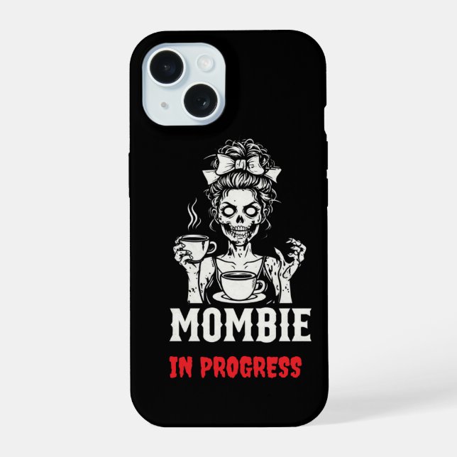 Coque iPhone 15 Mombie en route (Verso)
