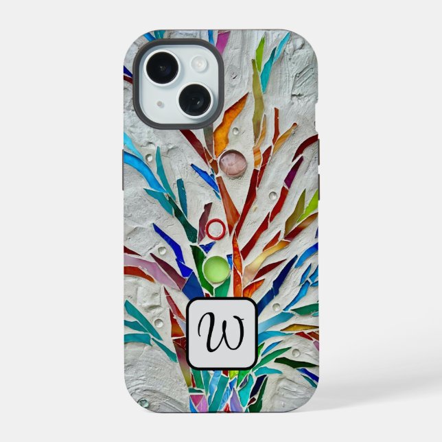 Coque iPhone 15 Monogram Coloré  (Verso)