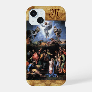 Coque iPhone 15 monogramme de la TRANSFIGURATION DE JÉSUS