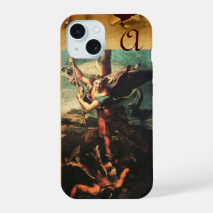 Coque iPhone 15 Monogramme de Saint MICHEl ARCHANGE VAINQUEUR de S