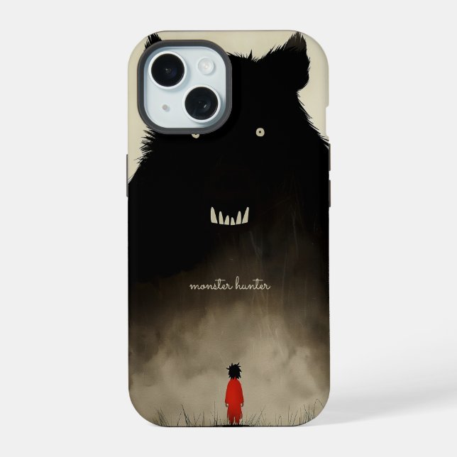Coque iPhone 15 Monster et l'enfant (Verso)