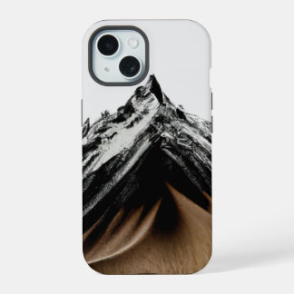 Coque iPhone 15 Montagne Abstraite