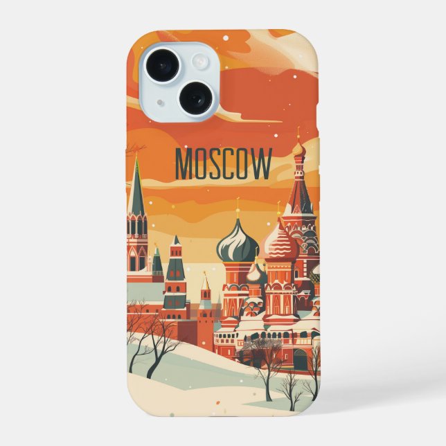 Coque iPhone 15 Moscou (Verso)